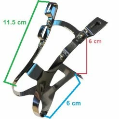Messingschlager Cale Pieds Pédale Vélo Avec 2 Points De Passage Pour Lanière -Freinage Soldes cale pieds pedale velo avec 2 points de passage pour laniere full 5