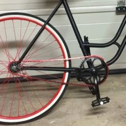 YBN Chain Chaîne Vélo BMX FIXIE Single Speed Rouge -Freinage Soldes chaine velo bmx fixie single speed rouge full 3