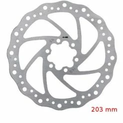 Brakco Disque De Frein Pour Vélo En Acier 160/180/203 Mm -Freinage Soldes disque de frein 203 mm full