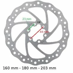 Freinage Soldes -Freinage Soldes disque de frein pour velo en acier 160 180 203 mm full 3
