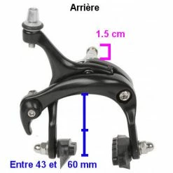 Brandless Etriers De Frein Vélo De Route Hauteur 43 à 60 Mm Caliper -Freinage Soldes etriers de frein velo de route hauteur 43 a 60 mm caliper full 3