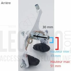 Newton Étriers Frein Vélo Blancs Pour Route Et Fixie -Freinage Soldes etriers frein velo blancs pour route et fixie full 3