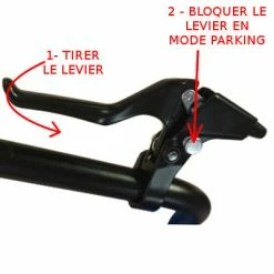 Brandless Levier De Frein Vélo Avec Système De Blocage Parking -Freinage Soldes levier de frein velo avec systeme de blocage parking full 6