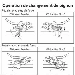 Levier Frein Et Dérailleur 8 Vitesses 4 Doigts Noir Shimano -Freinage Soldes levier frein et derailleur 8 vitesses 4 doigts noir shimano full 3