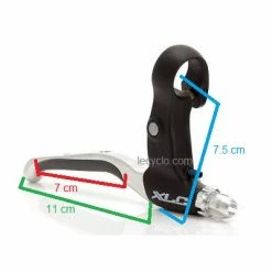 XLC Leviers De Frein De Vélo Revêtement Caoutchouc - La Paire -Freinage Soldes leviers de frein de velo revetement caoutchouc la paire full 3