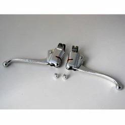 Leviers De Frein Vintage De Vélo DC135 Dia-Compe Couleur Argent -Freinage Soldes leviers de frein vintage de velo dc135 dia compe full 3