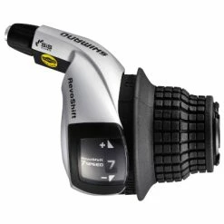Paire De Poignées Tournantes Revoshift 3x7 Gris Tourney Shimano -Freinage Soldes paire de poignees tournantes revoshift 3x7 gris tourney shimano full 3