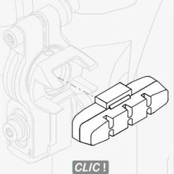 Patins De Freins Hydrauliques Magura HS11/HS33 Revêtement Rouge -Freinage Soldes patins de freins hydrauliques magura hs11 hs33 revetement rouge full 3