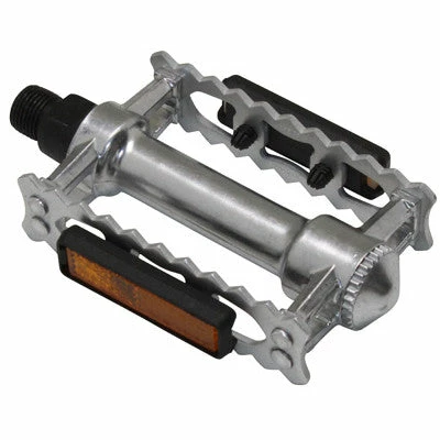 Brandless Pédales Crantées En Acier Chromé Pour Vélo De Ville Et VTC 2 Brandless Pédales Crantées En Acier Chromé Pour Vélo De Ville Et VTC – Image 2