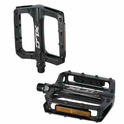 Pédales Plateforme Vélo Noires Avec Catadioptres PD-M29 XLC 1 Pédales Plateforme Vélo Noires Avec Catadioptres PD-M29 XLC