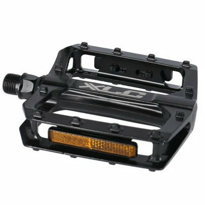 Pédales Plateforme Vélo Noires Avec Catadioptres PD-M29 XLC 2 Pédales Plateforme Vélo Noires Avec Catadioptres PD-M29 XLC – Image 2