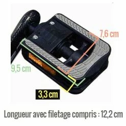 Maxxus Pédales Pliables Antidérapantes Pour Vélo - La Paire -Freinage Soldes pedales pliables antiderapantes pour velo la paire full 4