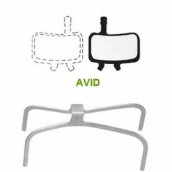 Brakco Plaquettes Organiques Pour Frein à Disque Vélo AVID Juicy -Freinage Soldes plaquettes organiques pour frein a disque velo avid juicy full 5