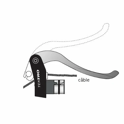 TEKTRO Poignée De Frein De Vélo Triathlon Cantilever Caliper 6 TEKTRO Poignée De Frein De Vélo Triathlon Cantilever Caliper – Image 6