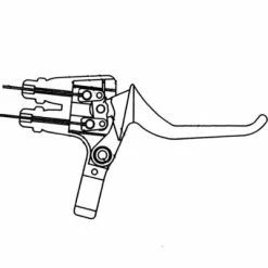 TY Brake Poignée Frein Vélo Gauche Avec Une Commande Pour Avant & Arrière -Freinage Soldes poignee frein velo gauche avec une commande pour avant arriere full 4