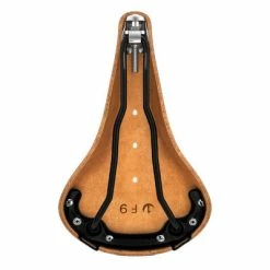 Selle De Vélo En Cuir Brooks B17 Marron Miel -Freinage Soldes selle de velo en cuir brooks b17 marron miel full 4
