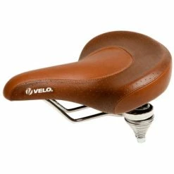 VELO Selle De Vélo Rétro Cruiser Grand Confort Marron