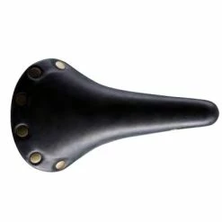 VELO Selle De Vélo Rétro Impression Cuir Noir