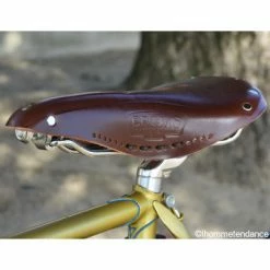Selle Vélo Cuir Brooks B17 Carved Brun Pour Homme -Freinage Soldes selle velo cuir brooks b17 carved brun pour homme full 4