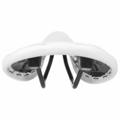 Endzone Selle Vélo Vintage Blanche Imitation Cuir Avec Rivets -Freinage Soldes selle velo vintage blanche imitation cuir avec rivets full 4