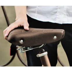 Selle Vélo Vintage Marron Avec Gel Ondina - Selle Royal -Freinage Soldes selle velo vintage marron avec gel ondina selle royal full 6