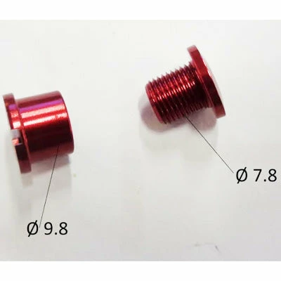 Vis Cheminée Noires Pour Pédalier Double Plateau - Par 5 Newton 2 Vis Cheminée Noires Pour Pédalier Double Plateau - Par 5 Newton – Image 2