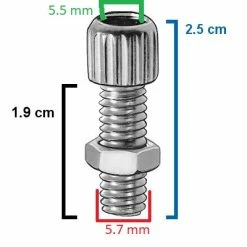 Point Vis De Réglage De Cable De Frein De Vélo 7 Point Vis De Réglage De Cable De Frein De Vélo -Freinage Soldes vis de reglage de cable de frein de velo full 4