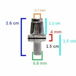 Brandless Vis De Réglage Levier De Frein M7 Pour Vélo 5 Brandless Vis De Réglage Levier De Frein M7 Pour Vélo -Freinage Soldes vis de reglage levier de frein m7 pour velo full 3